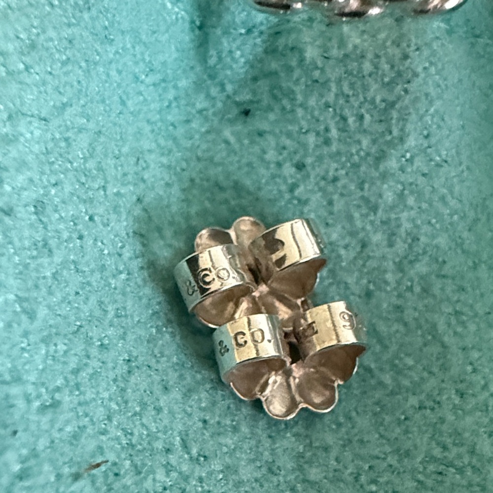 Large Tiffany & Co. Somerset Mesh Rope Design Hoop Earrings - Firm price - Picture 6 of 11